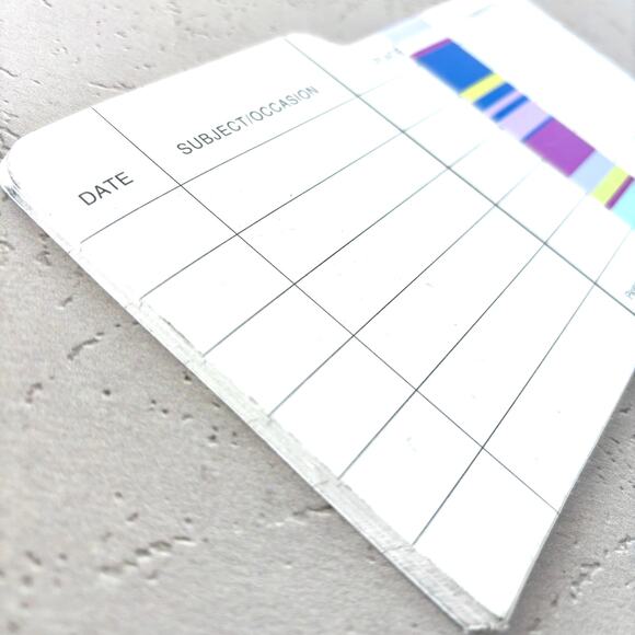 Photo Box Index Cards - Dividers - Package of 12 Cards - Picture 2 of 2